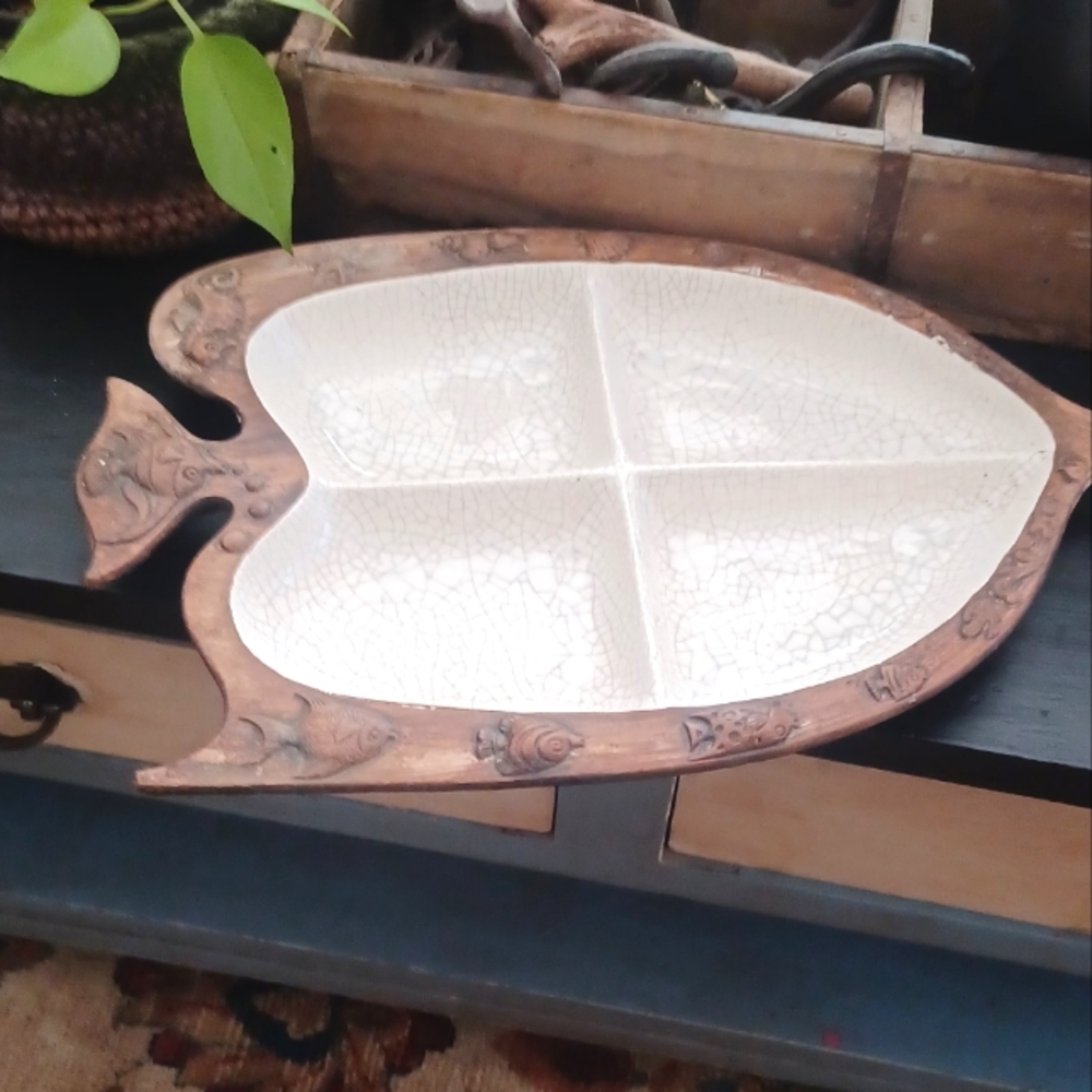 Wooden Fish Sculptures - Natural Brown - Picture 5 of 16